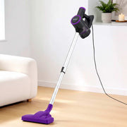 Devanti 3-in-1 Corded Stick Vacuum Cleaner, 16000Pa Strong Suction, Purple