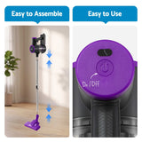 Devanti 3-in-1 Corded Stick Vacuum Cleaner, 16000Pa Strong Suction, Purple