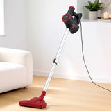 Devanti 3-in-1 Corded Stick Vacuum Cleaner, 16000Pa Strong Suction, Red
