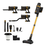 DEVANTI 30000Pa Cordless Stick Vacuum Cleaner 4-in-1 Handheld Vac, Gold In Australia - Darrahopens