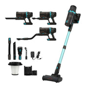 DEVANTI 30000Pa Cordless Stick Vacuum Cleaner 4-in-1 Handheld Vac, Green