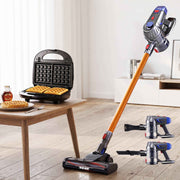 Devanti K7 Cordless Stick Vacuum Cleaner plus 3-in-1 Sandwich Maker In Australia - Darrahopens