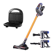 Devanti K7 Cordless Stick Vacuum Cleaner plus 3-in-1 Sandwich Maker