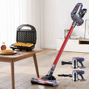 Devanti K7 Cordless Stick Vacuum Cleaner plus 3-in-1 Sandwich Maker In Australia - Darrahopens