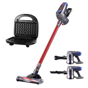 Devanti K7 Cordless Stick Vacuum Cleaner plus 3-in-1 Sandwich Maker