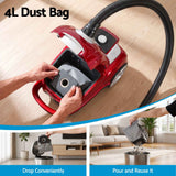 DEVANTI Bagged Vacuum Cleaner Powerful Suction for Carpet Wood Tile Floor In Australia - Darrahopens