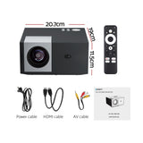 Devanti Video Project 4K 1080P Official Google TV 5G Wifi Home Cinema