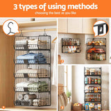 Artiss 5 Tier Stackable Closet Organizers and Storage Closet Hanging Storage Organizer Shelves