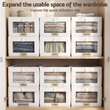 Artiss 6 Pack Linen Closet Organizers and Storage Foldable Clothing Bins In Australia - Darrahopens