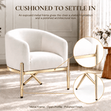 Darrahopens Furniture > Bar Stools & Chairs > Arm Chairs & Recliners Artiss Armchair Velvet Lounge Accent Chair Nursing Sofa White, Single Sofa Armchair for Living Room, Bedroom, Office and Vanity. In Australia - Darrahopens