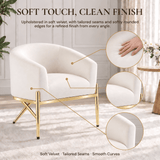 Darrahopens Furniture > Bar Stools & Chairs > Arm Chairs & Recliners Artiss Armchair Velvet Lounge Accent Chair Nursing Sofa White, Single Sofa Armchair for Living Room, Bedroom, Office and Vanity. In Australia - Darrahopens