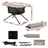Weisshorn Folding Camping Table Portable Picnic Desk Camp Furniture