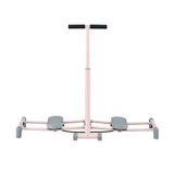 Everfit Foldable Ski Exercise Machine Leg Thigh Trainer Home Fitness Cardio Pink