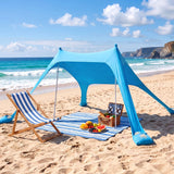 Weisshorn Camping Tent Beach Tent Canopy Sun Shelter Portable Blue In Australia - Darrahopens