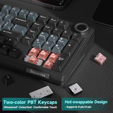 SOLAKAKA Ki99 Pro 99-Key Gasket Mechanical Keyboard Tri-Mode Hot-Swap Knob In Australia - Darrahopens