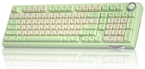 SOLAKAKA Ki99 Pro 99-Key Gasket Mechanical Keyboard Tri-Mode Hot-Swap Knob In Australia - Darrahopens