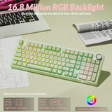 SOLAKAKA Ki99 Pro 99-Key Gasket Mechanical Keyboard Tri-Mode Hot-Swap Knob