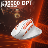 SOLAKAKA E9 Pro Vertical MMO Mouse Tri-Mode 36000 DPI 8000Hz PAW3395