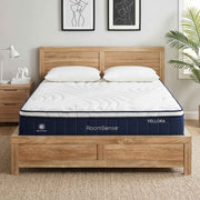 RoomSense Queen 30cm Latex Mattress Medium Firm Bundle, Pine Bed Frame In Australia - Darrahopens