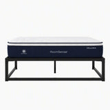 RoomSense Queen 30cm Latex Hybrid Mattress Bundle with Metal Bed Frame