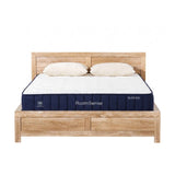 RoomSense Double 26cm Firm Mattress Bundle with Oatmeal Wooden Bed Frame In Australia - Darrahopens