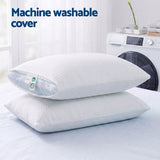 ROOMSENSE Cooling Memory Foam Pillow 2 Pack, Anti-Flattening Bed Pillows for Hot Sleepers, Adjustable Shredded Gel Side Sleeper Pillow for Neck Support, Washable Cover, 72x50x15cm In Australia - Darrahopens
