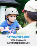 OutdoorMaster Youth & Kids Bike Helmet - Adjustable Multi-Sports Skateboard Helmet with Removable Liners for Balance Bike, Toddler Scooter, One Wheel Hoverboard-White-Large In Australia - Darrahopens