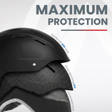 OutdoorMaster Kelvin II Ski Helmet - Snow Sport Helmet Snowboard Helmet for Men Women & Youth Grey M