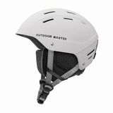OutdoorMaster Kelvin II Ski Helmet - Snow Sport Helmet Snowboard Helmet for Men Women & Youth White L