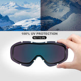 OutdoorMaster OTG Ski Goggles - Over Glasses Ski/Snowboard Goggles for Men, Women & Youth - 100% UV Protection-OM-5 In Australia - Darrahopens