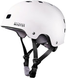 OutdoorMaster Skateboard Bike Helmet for Adults &Youth - Multi-Sport Certified Impact Resistant with 2 Removable Liners & Ventilation for Scooter, Skating-White-Small