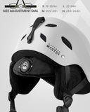 OutdoorMaster Skateboard Bike Helmet for Adults &Youth - Multi-Sport Certified Impact Resistant with 2 Removable Liners & Ventilation for Scooter, Skating-Large