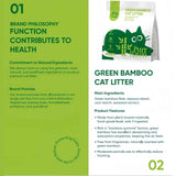 PurrHaven Bamboo Clumping Cat & Kitty Litter, 7.5kg (3 Pack),Dust Free,Natural Flusable,Easy to Clean,Odour Neutraliser,Rapid Liquid Absorption,Non-Toxic Formula