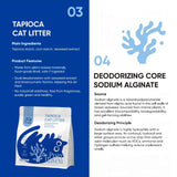 PurrHaven Tapioca Clumping Cat & Kitty Litter, 7.5kg (3 Pack),Dust Free,Multi-Cat,Easy to Clean,Odour Neutraliser,Rapid Liquid Absorption,Non-Toxic Formula