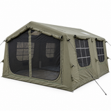 Weisshorn Inflatable Cabin Camping Tent Olive Green Mesh Entry 520x360cm In Australia - Darrahopens