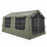 Weisshorn Inflatable Cabin Camping Tent Olive Green Mesh Entry 520x360cm