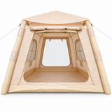 Weisshorn Inflatable Camping Tent Dual End Doors Arched Windows 300x400cm