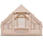 Weisshorn A-Frame Inflatable Air Tent with Mesh Windows, Family Glamping