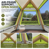 Weisshorn Inflatable Mesh Gazebo Tent, Air-Frame with Extendable Canopy In Australia - Darrahopens