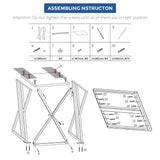 Dryer Stand Over Front Loading Washing Machine, 100kg Heavy Duty Steel Stacking Kit, 102x67x60cm Space Saving Shelf for Small Home, Anti-Slip Rubber Surface, Fits Tumble Dryers & Washers, White