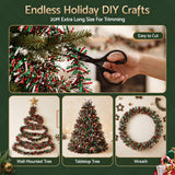 Jingle Jollys 20M Christmas Tinsel Garland Mixed Colors Xmas Party Decoration