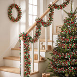 Jingle Jollys 20M Christmas Tinsel Garland Mixed Colors Xmas Party Decoration