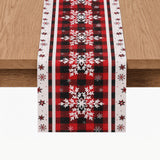 Jingle Jollys Christmas Table Runner Snowflake 190x32CM Dining Party Decor Linen