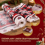Jingle Jollys Christmas Table Runner Snowflake 190x32CM Dining Party Decor Linen