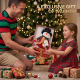 Jingle Jollys Christmas Snowman Ornament 40-56cm Telescopic Tabletop Decoration Doll, Adjustable Length For Tabletop, Window, Mantel, Indoor Holiday Decor In Australia - Darrahopens
