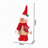 Jingle Jollys Christmas Gingerbread Man Standing Ornament Knitted Christmas Indoor Decor In Australia - Darrahopens