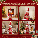 Jingle Jollys Christmas Gingerbread Man Standing Ornament Knitted Christmas Indoor Decor In Australia - Darrahopens