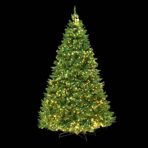Jingle Jollys Christmas Tree 2.7m Xmas Tree Decorations 1800 LEDs 1831 Tips 8 Light Modes In Australia - Darrahopens