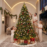 Jingle Jollys Christmas Tree 2.7m Xmas Tree Decorations 1800 LEDs 1831 Tips 8 Light Modes