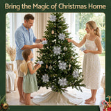 Jingle Jollys 20Pcs Christmas Tree Flower Set Garland Wreath Poinsettia Decorations In Australia - Darrahopens